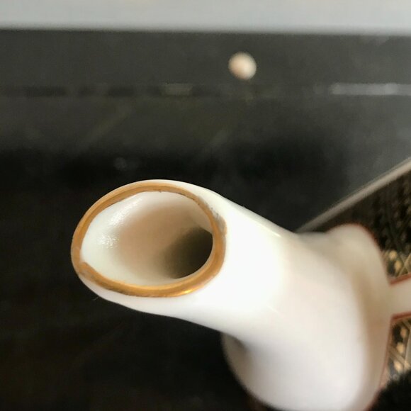 Pearl China Porcelain w/Gold Trim Tea Coffee Pot 3 Cups or 24 OZ Very Good Used - Picture 7 of 9